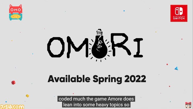 引きこもりホラーRPG『OMORI』Switchで2022年春に発売決定。精神世界を舞台に表と裏、ふたつの世界を行き来する【Indie World】