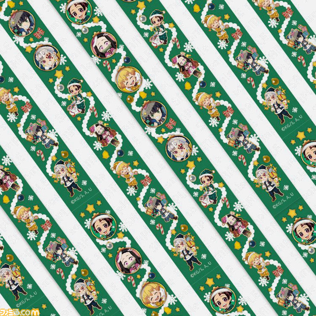 『鬼滅の刃』コラボカフェでクリスマスイベントが開催。サンタの衣装を身にまとった“みにきゃら”たちのオリジナルグッズ、限定メニューが登場