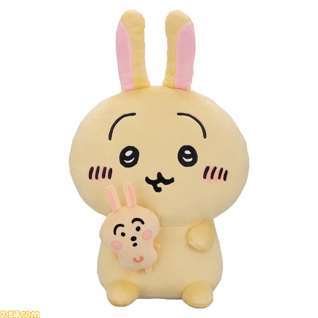 【ちいかわ】一番くじの全ラインアップが公開。鎧さん作のマスコットをぎゅっと持つ姿がかわいい。くりまんじゅうのグラスはカップ酒