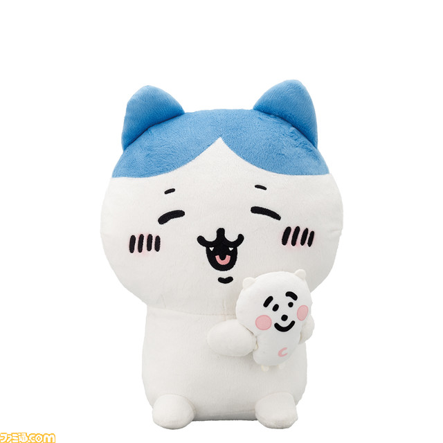 【ちいかわ】一番くじの全ラインアップが公開。鎧さん作のマスコットをぎゅっと持つ姿がかわいい。くりまんじゅうのグラスはカップ酒