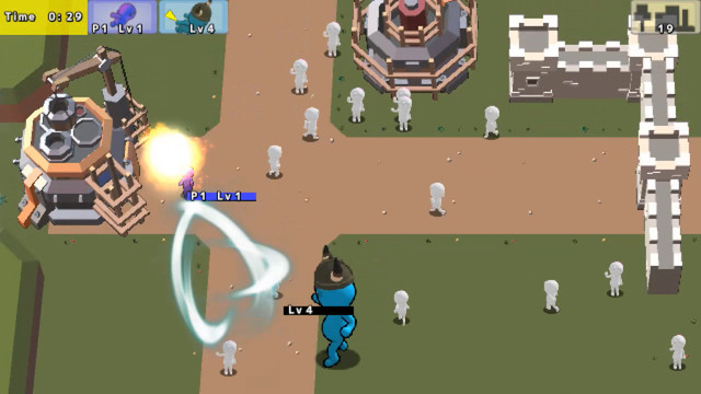 『ツクールシリーズ Biggerman.io』がニンテンドーeショップにて発売。ガンガン大きくなって敵を踏み潰す対戦型アクション