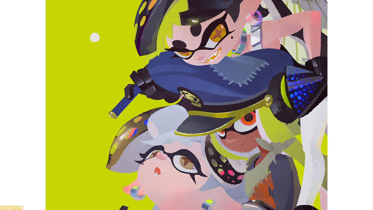 スプラトゥーン3 ホリデーシーズンのイラストが公開 新司令 シオカラーズが描かれた1枚 ゲーム エンタメ最新情報のファミ通 Com