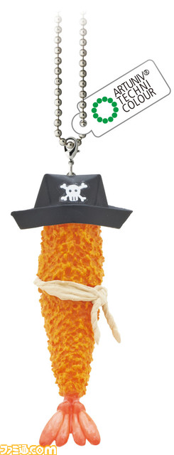 えびふらいふ氏愛用のエビフライや小物を忠実に再現&ミニチュア化! “えびふらいふ ボールチェーンマスコット”が12月24日より全国のカプセル自販機機にて発売