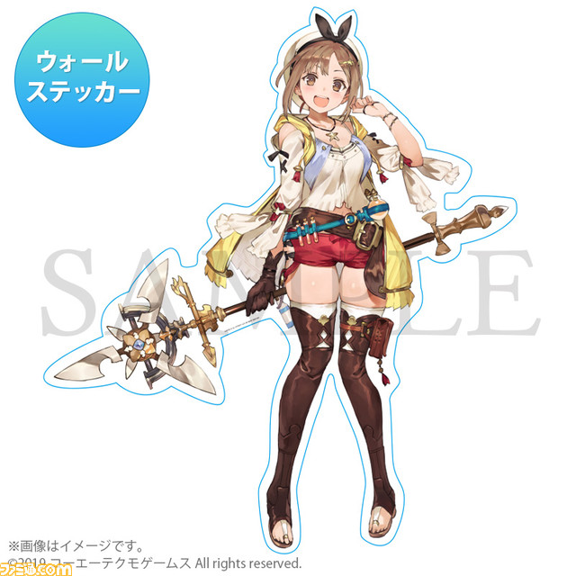 『ライザのアトリエ』より“ライザ”と“リラ”の等身大パネル&ウォールステッカーが登場。ECサイト“FUNDIY STORE”にて予約受付中