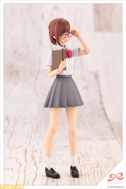 【創彩少女庭園】小鳥遊暦が夏服姿となって立体化。真っ白なシャツとミニスカートで涼しげな雰囲気を演出!