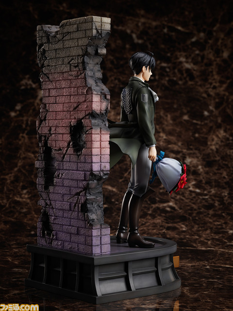 『進撃の巨人』よりリヴァイのバースデイフィギュアが予約開始。MAPPAによるお誕生日お祝いイラストがモチーフ