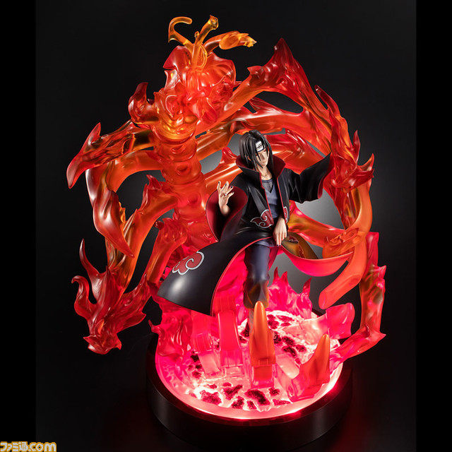 アニメ『NARUTO-ナルト-』放送20周年を記念した“うちはイタチ”のフィギュアが登場。須佐能乎を発動する姿やチャクラの輝きを再現した豪華な出来栄え