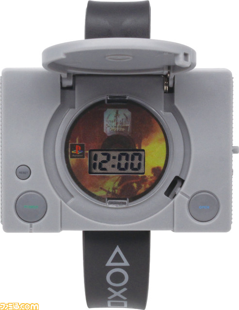 “セガサターン”、“プレイステーション”、“ピーエス ワン”を表現したウォッチがカプセルトイとして登場。盤面には名作ソフトのディスクがデザイン