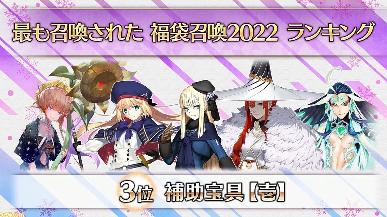 Fgo 福袋召喚22ランキング レベル100にされた概念礼装ランキング21年編が公開 ゲーム エンタメ最新情報のファミ通 Com