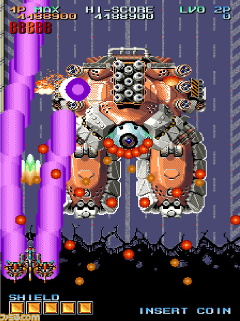 『アーケードアーカイブス ガンネイル』1月13日配信。当時のブラウン管テレビの雰囲気などアーケードゲームの名作を忠実に再現