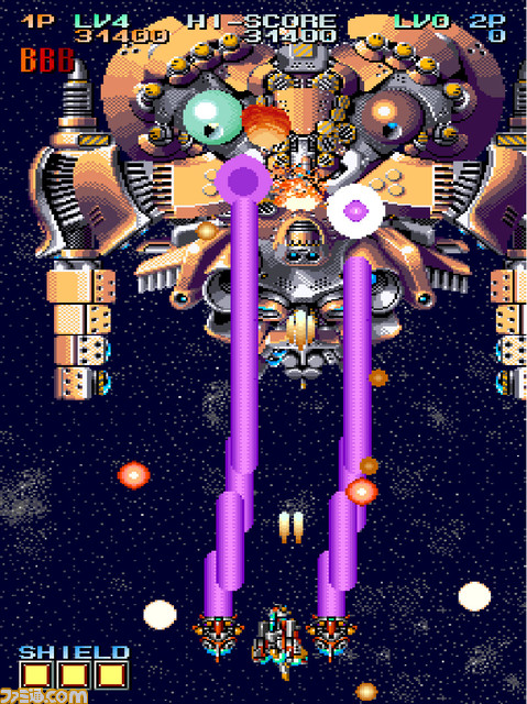 『アーケードアーカイブス ガンネイル』1月13日配信。当時のブラウン管テレビの雰囲気などアーケードゲームの名作を忠実に再現