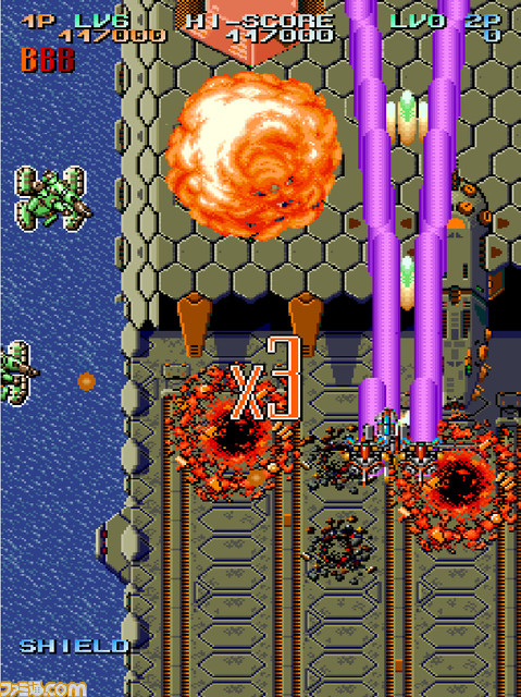 『アーケードアーカイブス ガンネイル』1月13日配信。当時のブラウン管テレビの雰囲気などアーケードゲームの名作を忠実に再現