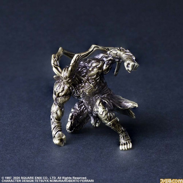 『FF7 リメイク』“ブラススタチューイフリート”が真鍮で立体化、重厚感ある仕上がりに。“スクウェア・エニックス e-STORE”にて予約受付中