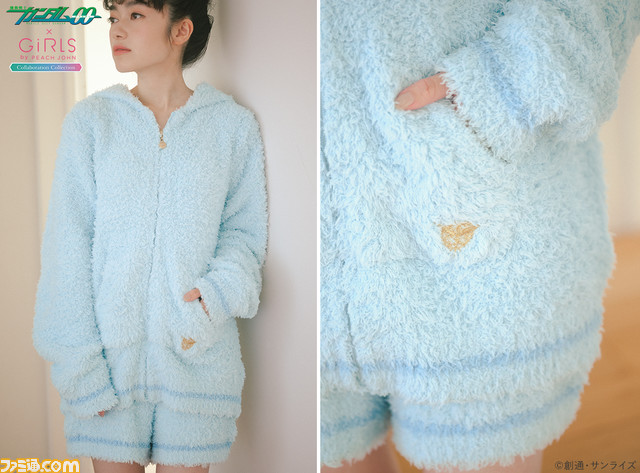 『機動戦士ガンダム00』コラボの女性向けアイテムが明日(1/15)発売。ビッグサイズパジャマやランジェリーなどが多数登場