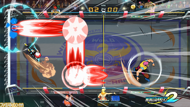 『フライングパワーディスク』の続編『Windjammers 2』がリリース。新たな参戦者と共に全世界のプレイヤーと競い合おう！