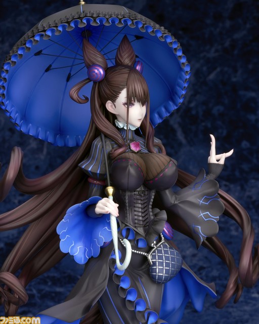 『FGO』より紫式部/キャスターが第一再臨の姿で立体化。ゴシック調のロングドレスや唇のグロスで大人っぽさを演出