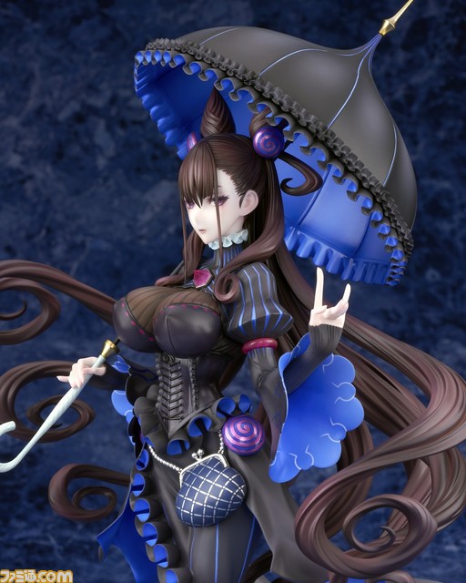 『FGO』より紫式部/キャスターが第一再臨の姿で立体化。ゴシック調のロングドレスや唇のグロスで大人っぽさを演出