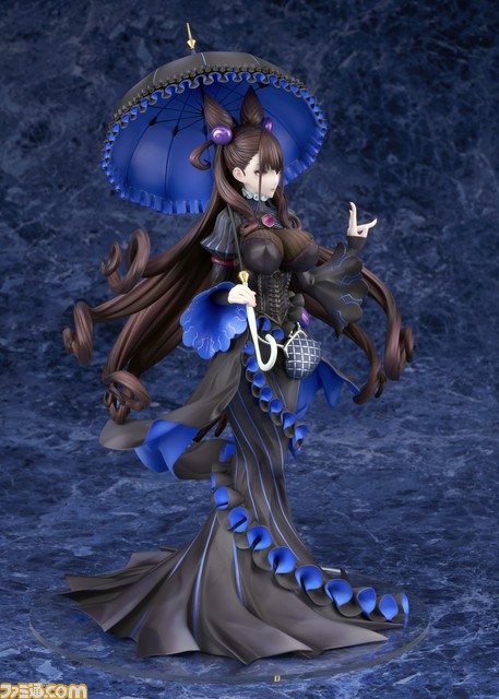 『FGO』より紫式部/キャスターが第一再臨の姿で立体化。ゴシック調のロングドレスや唇のグロスで大人っぽさを演出