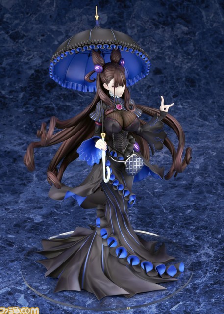 『FGO』より紫式部/キャスターが第一再臨の姿で立体化。ゴシック調のロングドレスや唇のグロスで大人っぽさを演出