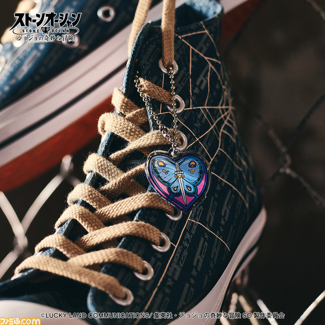 ジョジョ】『ストーンオーシャン』×CONVERSEのコラボシューズが登場 