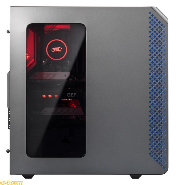 SHAKA×GALLERIAのコラボモデルゲーミングPC5機種が登場。前面だけでなく、PC内部のケースファンと水冷CPUクーラーもレッドカラーにライティング