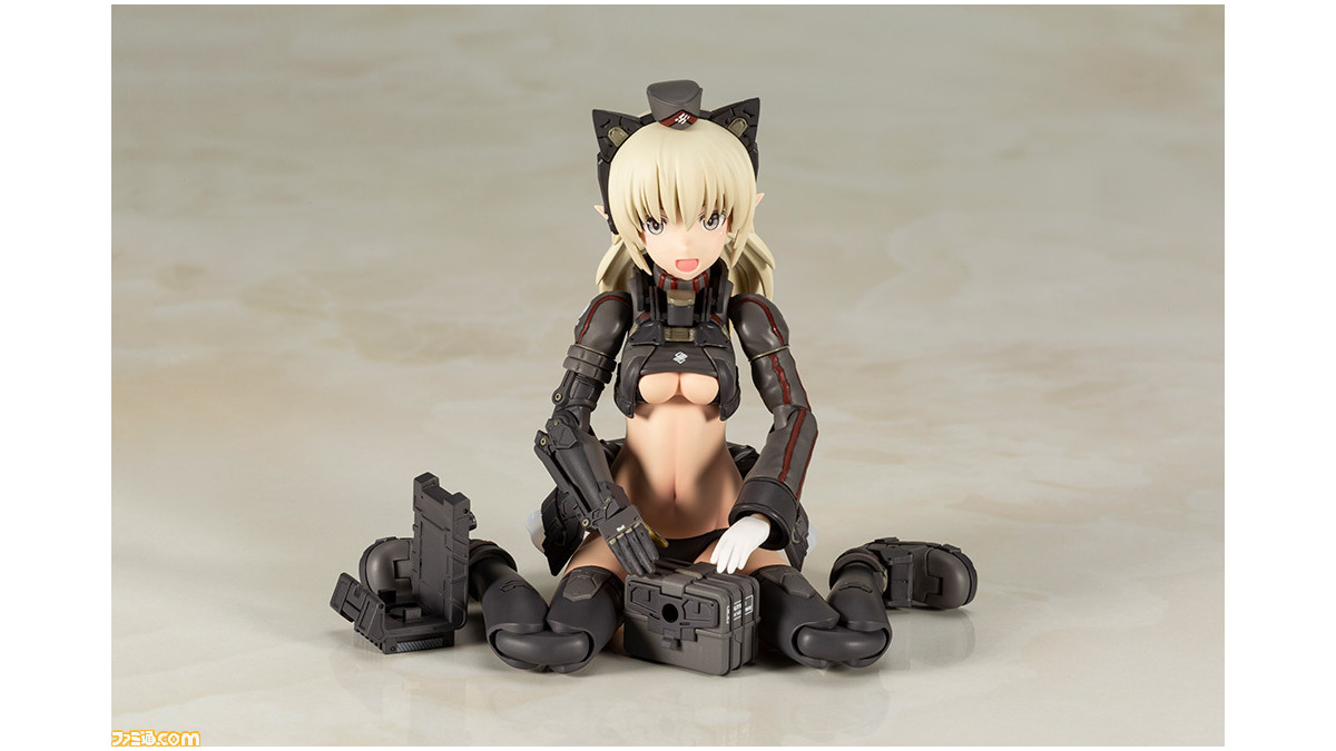 島田フミカネの画集オリジナルキャラクター アルシア がプラモデル化 表情パーツは 通常右向き 正面微笑顔 正面笑顔 の3種が付属 ゲーム エンタメ最新情報のファミ通 Com