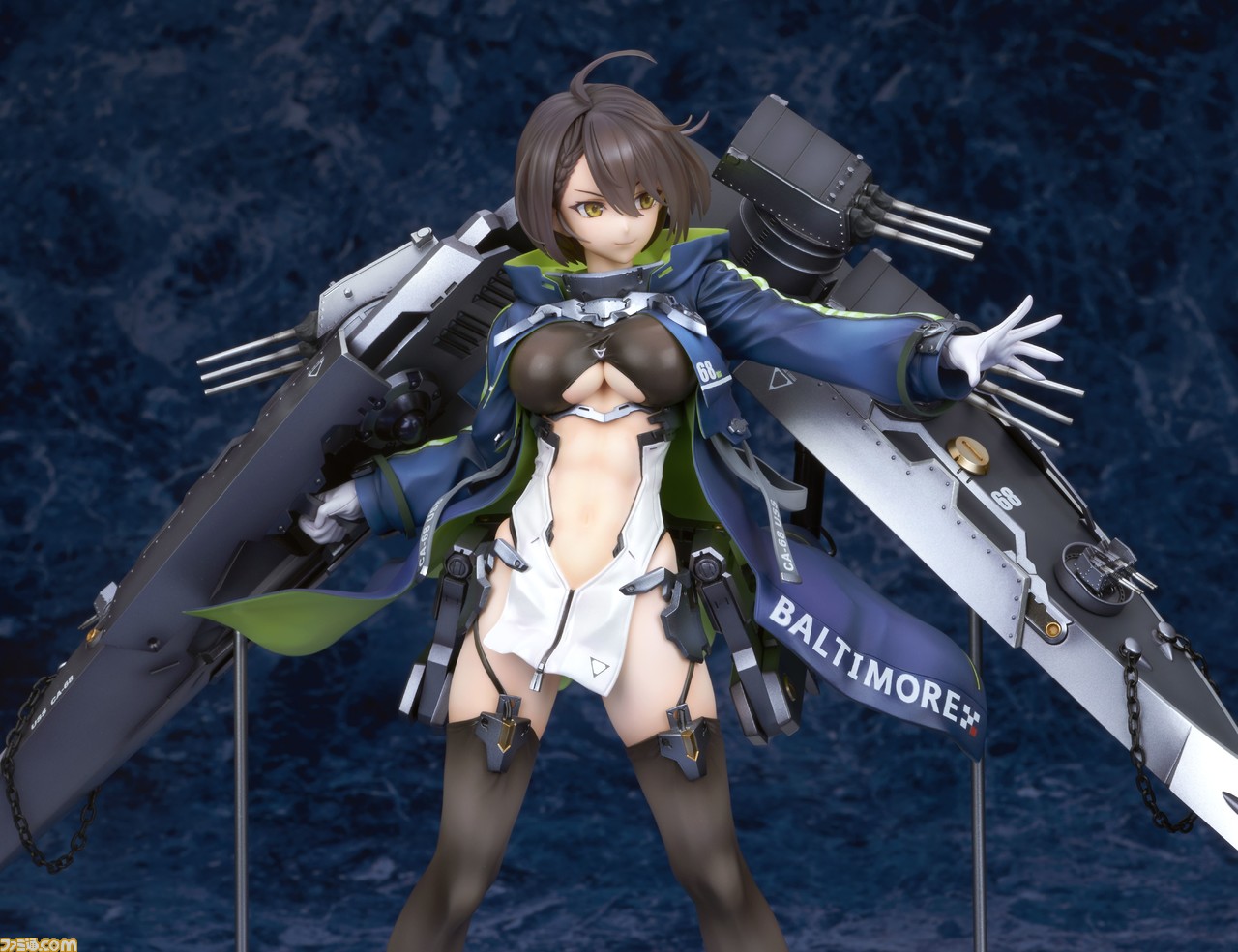 『アズールレーン』重巡洋艦“ボルチモア”フィギュアが発売決定。風になびく髪や衣装が臨場感を演出。艤装を外した軽装Ver.も登場 | ゲーム