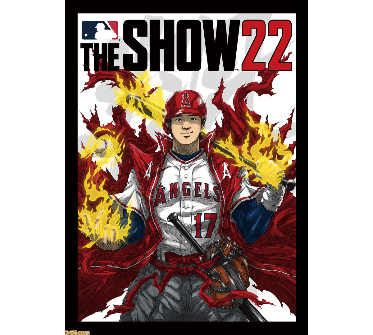 MLB The Show 22』特別版のダウンロード版が予約開始。『アフロサムライ』岡崎能士による大谷翔平が描かれた『MVPエディション』パッケージ版も発売決定！  | ゲーム・エンタメ最新情報のファミ通.com