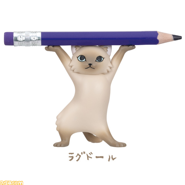お洒落でエレガントな猫型ペンおき“ネコのペンおき5”が2月12日よりカプセルトイで発売。プリッとした腰付きが愛らしさをそそる
