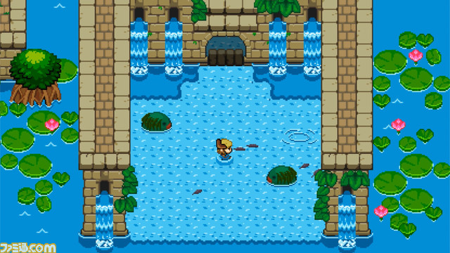 ゼルダ風ドット絵アクションRPG『オーシャンズハート』Switch版発売。行方不明の父親を探すために少女ティリアと美しい群島を探索しよう