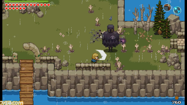 ゼルダ風ドット絵アクションRPG『オーシャンズハート』Switch版発売。行方不明の父親を探すために少女ティリアと美しい群島を探索しよう