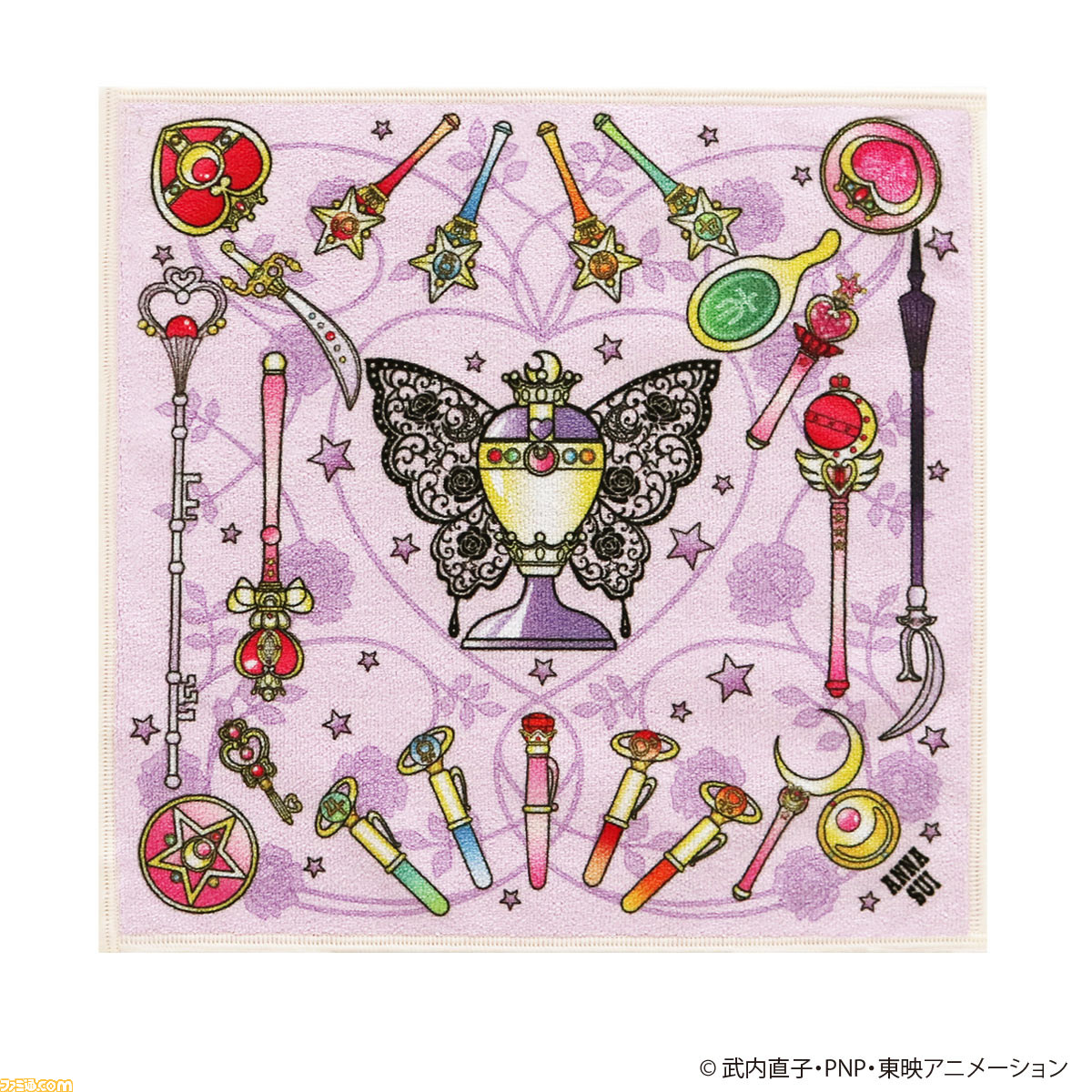 アナスイ　セーラームーンコラボ　バッグチャーム　ストラップ　ゴールド金具