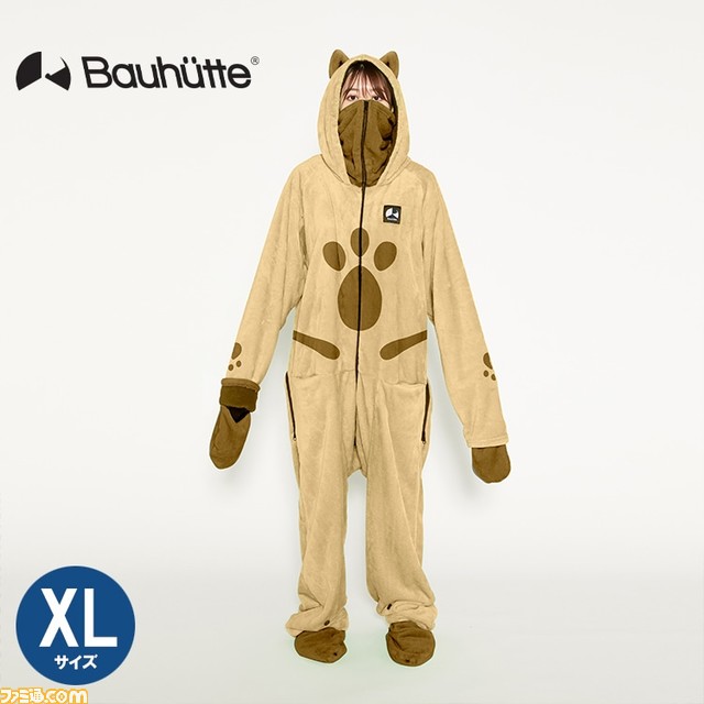 『モンハン』アイルーをイメージした着る毛布“ダメ着”が登場。耳や尻尾、お腹の肉球模様がかわいいデザインに！