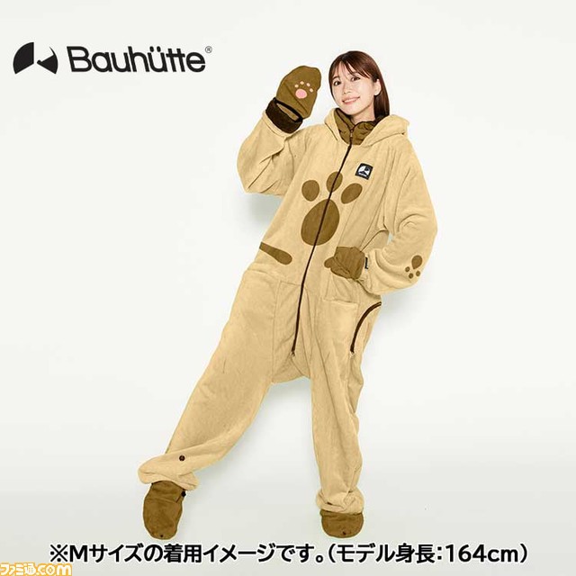 『モンハン』アイルーをイメージした着る毛布“ダメ着”が登場。耳や尻尾、お腹の肉球模様がかわいいデザインに！