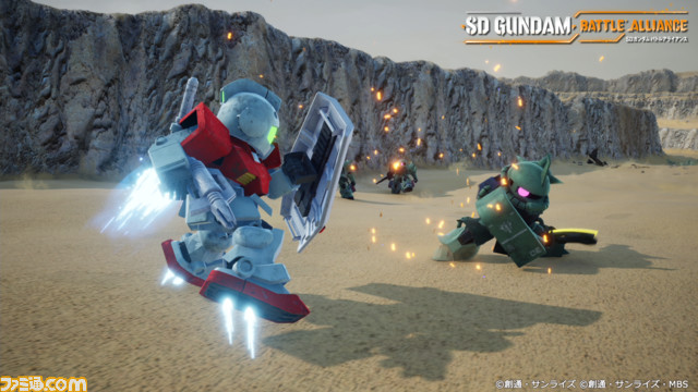 『SDガンダム バトルアライアンス』最大3人で戦場を駆け抜けるアクションRPG。アムロやカミーユなどの登場MSやキャラの一部を紹介