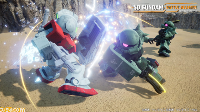 『SDガンダム バトルアライアンス』最大3人で戦場を駆け抜けるアクションRPG。アムロやカミーユなどの登場MSやキャラの一部を紹介