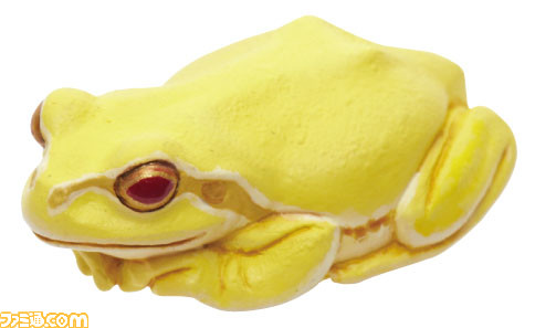 まるで本物！ 『アマガエルマグネット＆ボールチェーン』が3/3カプセル自販機にて発売。実寸サイズで精巧な造形と質感のハイクオリティな仕上がりに