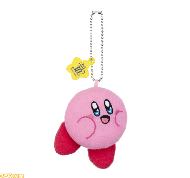 『星のカービィ』カービィが気持ちよさそうにすやすや眠る姿のぬいぐるみやボールチェーン付きのぬいぐるみマスコットが30周年記念仕様で登場!