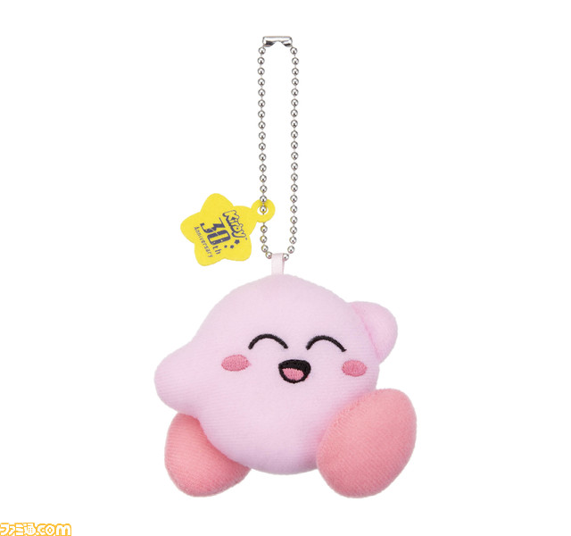 『星のカービィ』カービィが気持ちよさそうにすやすや眠る姿のぬいぐるみやボールチェーン付きのぬいぐるみマスコットが30周年記念仕様で登場!