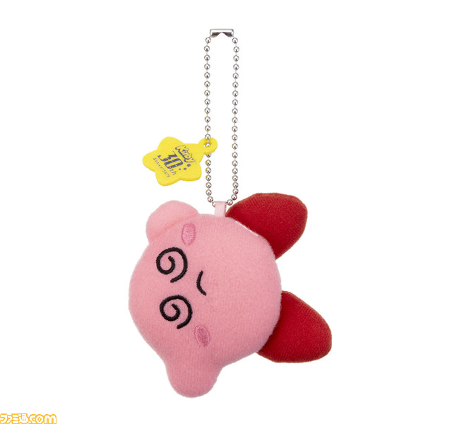 『星のカービィ』カービィが気持ちよさそうにすやすや眠る姿のぬいぐるみやボールチェーン付きのぬいぐるみマスコットが30周年記念仕様で登場!