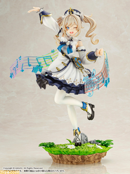 原神』バーバラのフィギュアの予約受付が開始。“歌声の輪”のエフェクト 