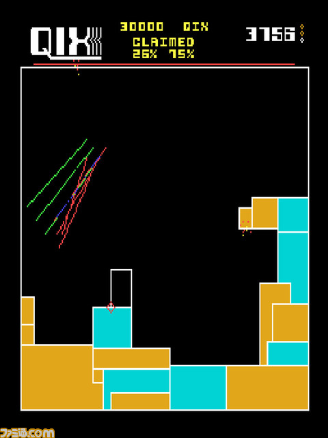 Switch・PS4『アケアカ クイックス』3月10日配信決定。マーカーで線を引き、ステージ内を動き回る敵をかわしながらエリアを占領する陣取りゲーム