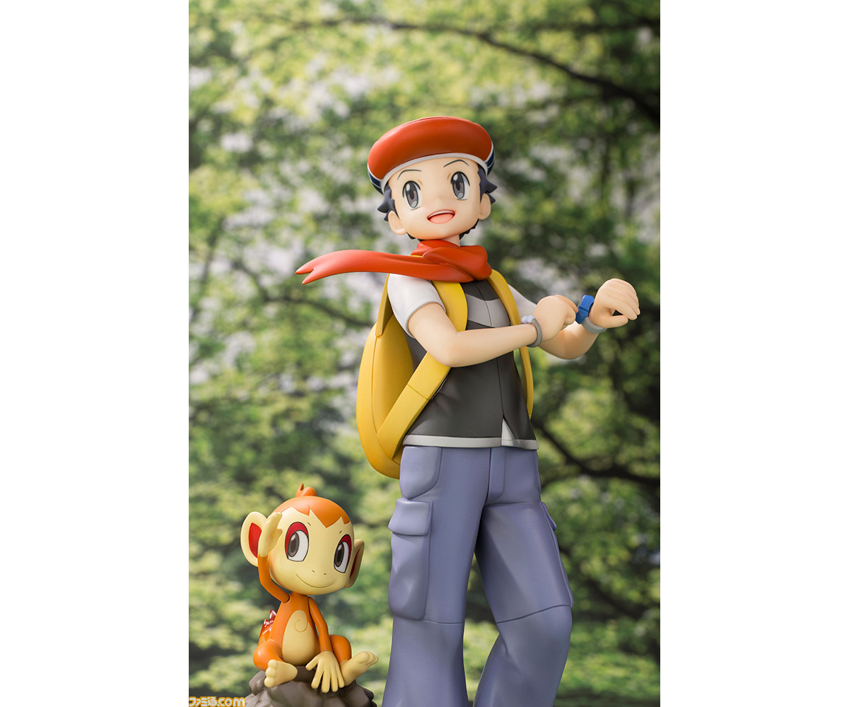 ポケモン ダイヤモンド・パール』コウキ＆ヒコザルのフィギュア