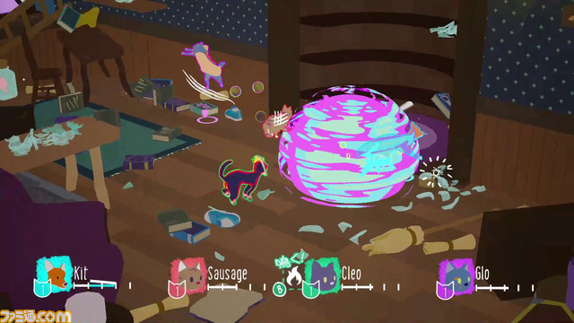 ネコ大乱闘ゲーム『暴れん坊ニャンコ』Switch版発売。Steam版にて新たな技・アイテムなどの追加、グラフィックの改善もされる大型アップデートが実施