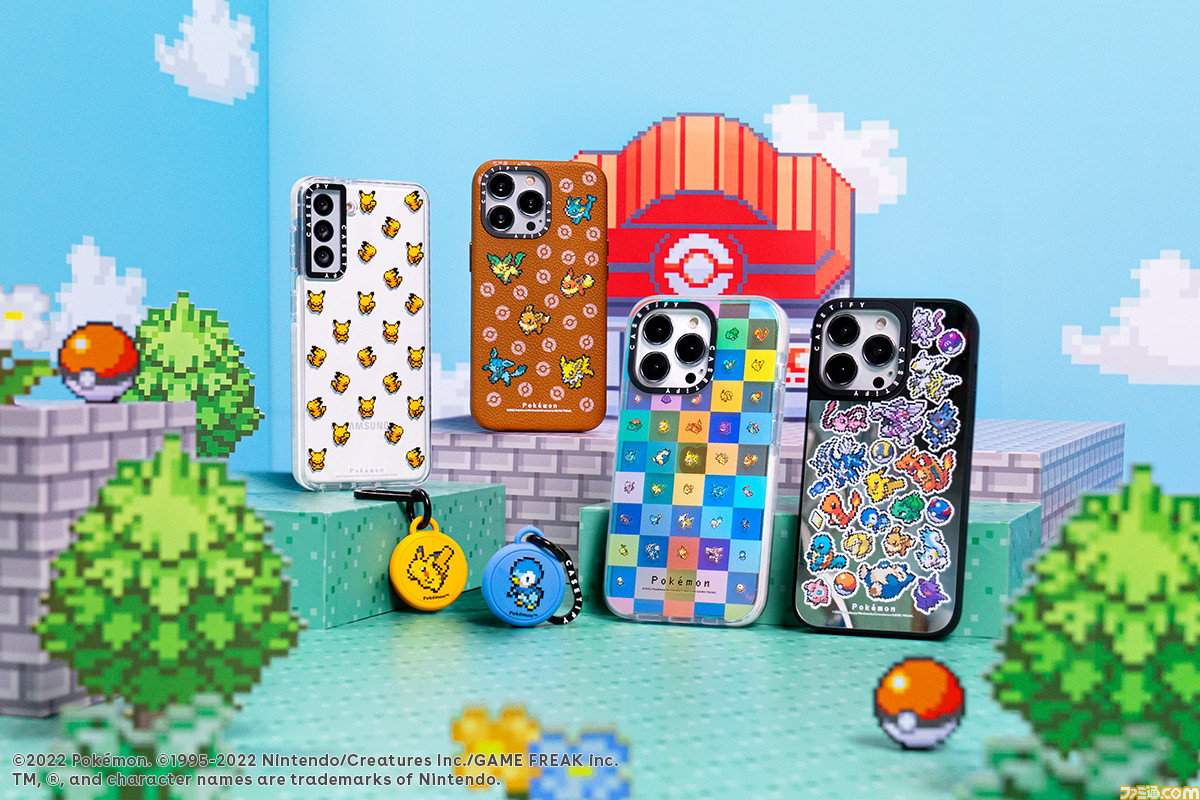 ポケモン と Casetify のコラボアイテムが3月22日に発売 ドット絵ポケモンがあしらわれたスマホケースやモンスターボールデザインの3d Airpods Proケースなどが登場 ゲーム エンタメ最新情報のファミ通 Com