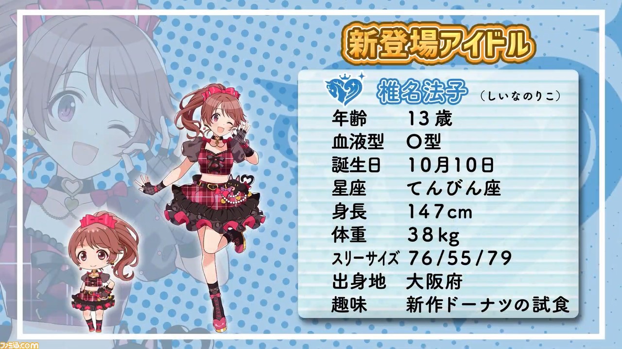 ポプマス に大原みちる シンデレラガールズ 椎名法子 シンデレラガールズ 若里春名 Sidem が新たに登場 ゲーム エンタメ最新情報のファミ通 Com