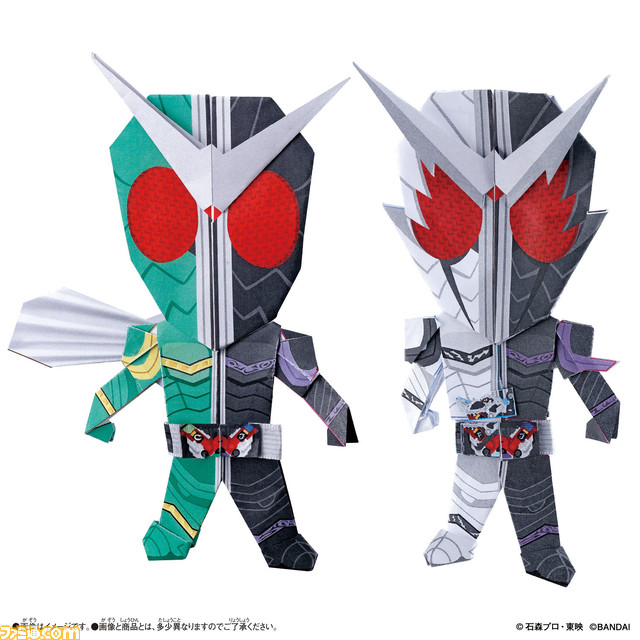 新感覚クラフトトイ“クラフトフレンズ パピるんず”第一弾『仮面ライダー』が3月18日より発売。1号・ショッカー戦闘員・サイクロンジョーカー・ファングジョーカーなどが登場