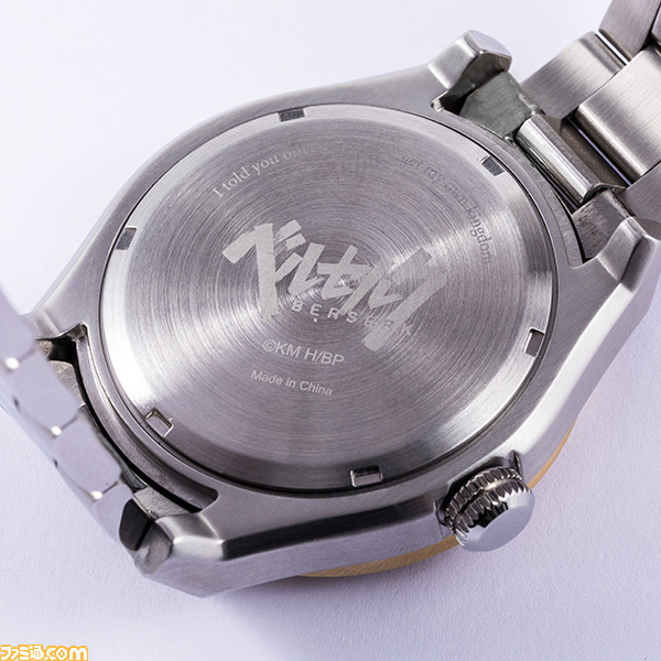 TVアニメ『ベルセルク』とスーパーグルーピーズのコラボ腕時計が登場。ガッツ、グリフィスをイメージし“ドラゴンころし”・“サーベル”も表現