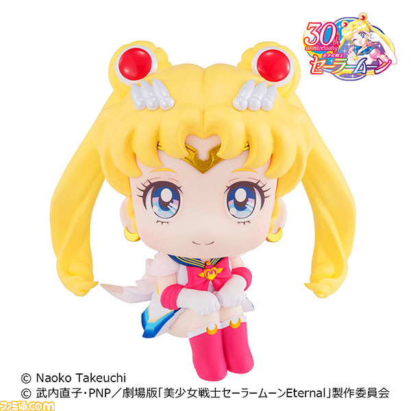 『セーラームーン』見上げ&おすわりポーズが特長のかわいいフィギュア“るかっぷ”にスーパーセーラームーン、スーパーセーラーちびムーンが登場。