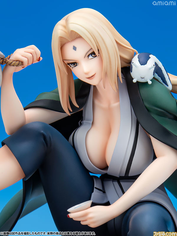 『ナルト』より綱手のフィギュアが再販! 戦いから離れ、お酒を片手にリラックスした様子を再現